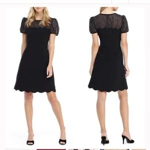 🔥Gal Meets Glam Rhiannon Black Metallic Scalloped